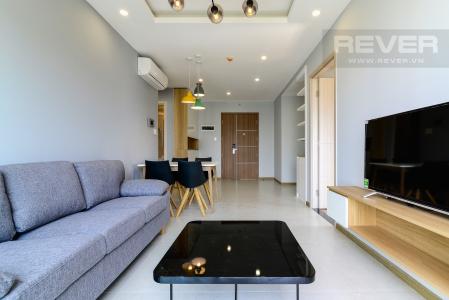 Phòng Khách Cho thuê căn hộ New City Thủ Thiêm 2PN 2WC, hướng Tây Bắc, view công viên