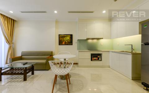 bàn ăn Căn hộ Vinhomes Central Park tầng cao Landmark 1 full nội thất