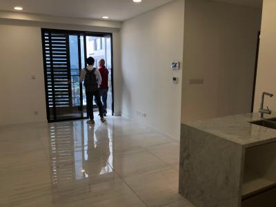 Phòng khách căn hộ KINGDOM 101 Bán căn hộ 3PN Kingdom 101 Quận 10, tầng 21, không có nội thất, view thành phố