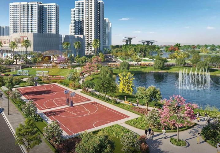 Toàn cảnh Vinhomes Grand Park Quận 9 Căn hộ Vinhomes Grand Park 2 view nội khu và sông thoáng mát.