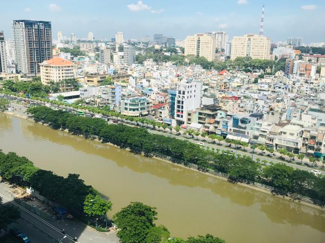 View Quận 1 Bán căn hộ The Gold View nội thất cơ bản, view sông và thành phố.