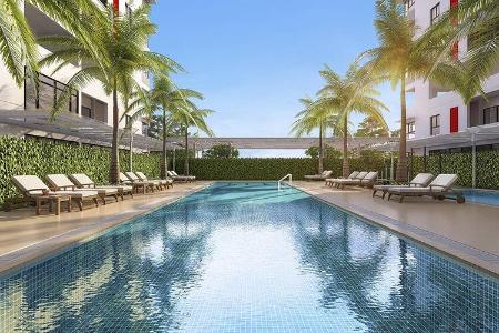 Tiện ích Hausneo Quận 9 Căn hộ Hausneo tầng trung, hướng Đông Nam, nội thất đầy đủ.