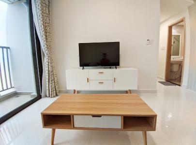 Phòng khách căn 2PN Safira Cho thuê căn hộ Safira Khang Điền đầy đủ nội thất, view nội khu.