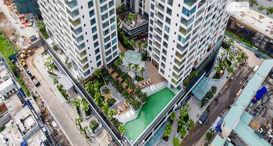 Toàn cảnh Gateway Thảo Điền Quận 2 Căn hộ Gateway Thảo Điền tầng trung, ban công rộng rãi.