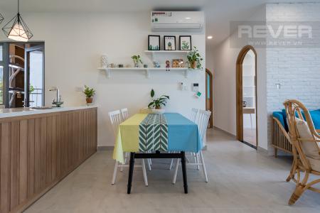 Phòng ăn và bếp căn hộ PALM HEIGHTS Cho thuê căn hộ Palm Heights 3PN, tầng thấp, đầy đủ nội thất, view sông và nội khu