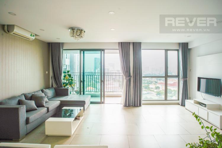 Phòng Khách Bán căn hộ Riviera Point 2PN, diện tích 105m2, đầy đủ nội thất, hướng Đông Bắc, view sông và hồ bơi