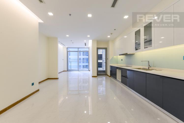 Bếp Căn góc Vinhomes Central Park 2 phòng ngủ tầng thấp Park 4