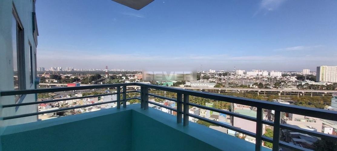 Ban công căn hộ Green Building, Quận 9 Căn hộ tầng 12 Green Building mới bàn giao thô, view thành phố.