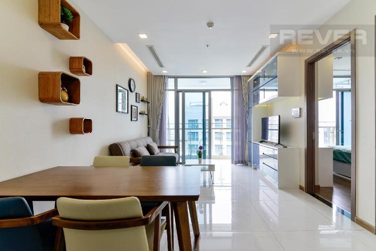 2 Bán căn hộ Vinhomes Central Park 1PN, tháp Park 7, đầy đủ nội thất, view hồ bơi và mé sông