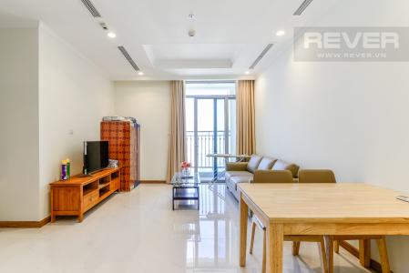 Tổng Quan Căn hộ Vinhomes Central Park 2 phòng ngủ tầng cao C3 nội thất đầy đủ