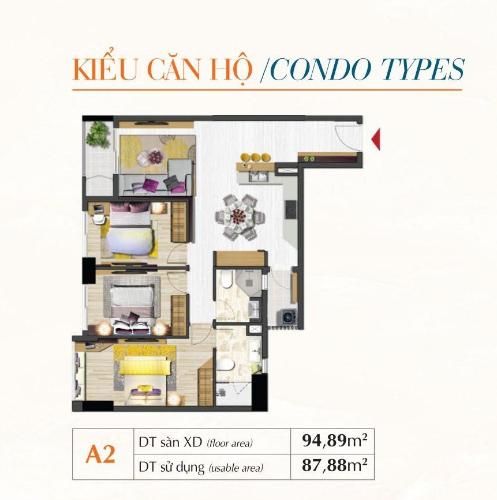 Layout Saigon South Residence Căn hộ Saigon South Residence tầng 20, đầy đủ nội thất sang trọng.
