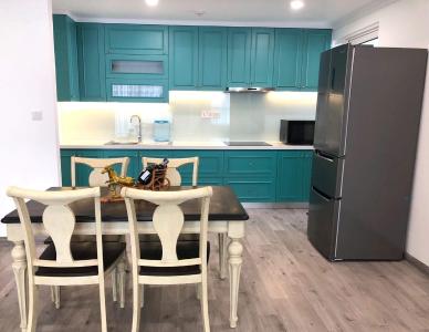 Phòng ăn và bếp căn hộ VISTA VERDE Cho thuê căn hộ Vista Verde 2PN, tầng 28, đầy đủ nội thất, view hồ bơi