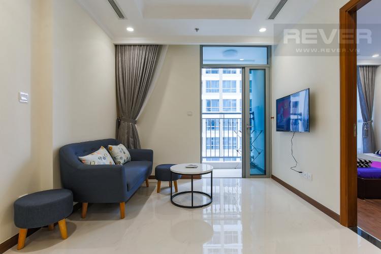 Phòng Khách Officetel Vinhomes Central Park 1 phòng ngủ tầng cao Landmark 5