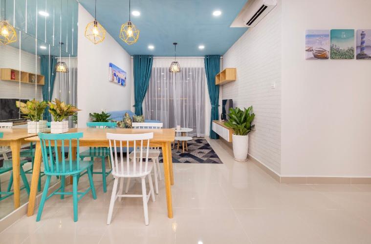 Không gian căn hộ The Sun Avenue Căn hộ The Sun Avenue nội thất hiện đại, view thành phố sầm uất.