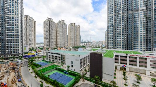 view Căn hộ Vinhomes Central Park tầng thấp Park 6 view nội khu