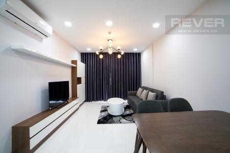 Phòng khách Căn hộ The Gold View 2 phòng ngủ tầng trung A1 hướng Tây Nam