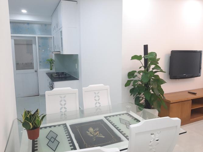 Nội thất căn hộ Sky Garden 3 Căn hộ Sky Garden 2 phòng ngủ thiết kế hiện đại, view thành phố.