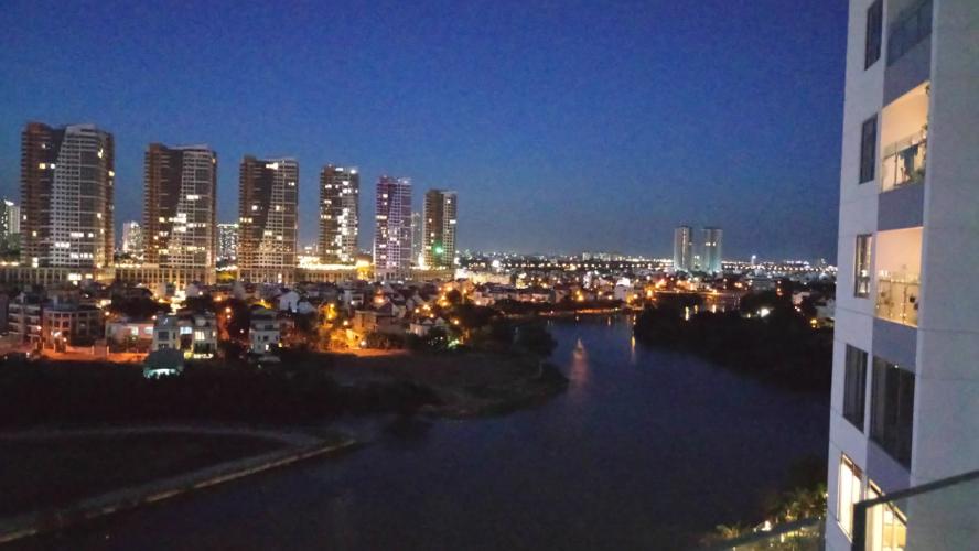 View từ căn hộ Diamond Island Bán căn hộ Diamond Island nhìn về Landmark 81, đây đủ nội thất.