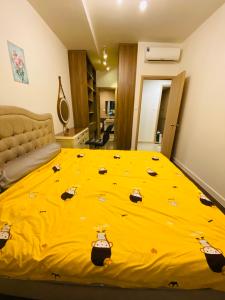 Phòng ngủ căn hộ THE SUN AVENUE Cho thuê căn hộ The Sun Avenue tầng thấp, block 5, diện tích 71.9m2 - 2 phòng ngủ, đầy đủ nội thất