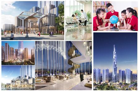 Vinhomes Central Park Căn hộ tầng cao Vinhomes Central Park hướng Tây Nam.
