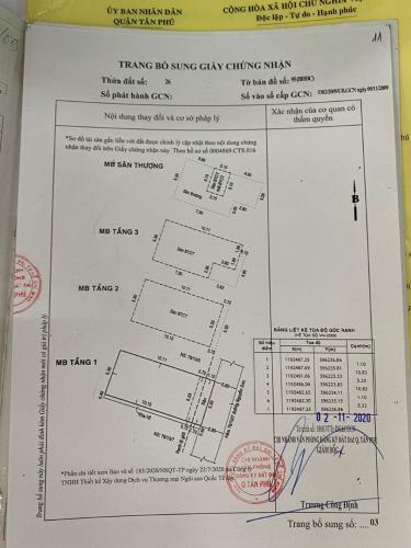Bản vẽ nhà phố Nguyễn Sơn, Tân Phú Nhà phố hướng Đông Nam, hẻm trước nhà thông thoáng 2.8m.