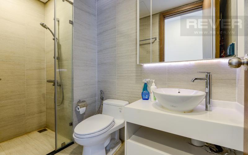 phòng tắm 2 Căn hộ Vinhomes Central Park tầng trung Park 1 thiết kế hiện đại