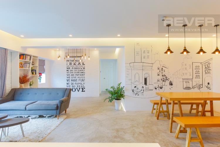 Phòng Khách Căn hộ Parkland Apartment tầng cao 2 phòng ngủ hướng Bắc