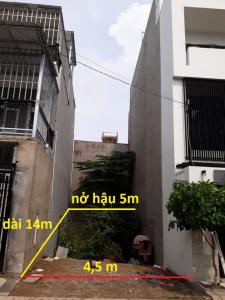 Bán đất nền Quận 9, lộ giới hẻm 6m, diện tích 5x13.38m nở hậu 5m, khu phố văn hóa yên tĩnh.