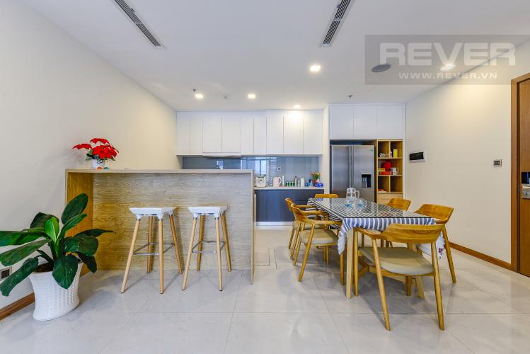 Bếp Căn góc Vinhomes Central Park 4 phòng ngủ tầng trung Park 6