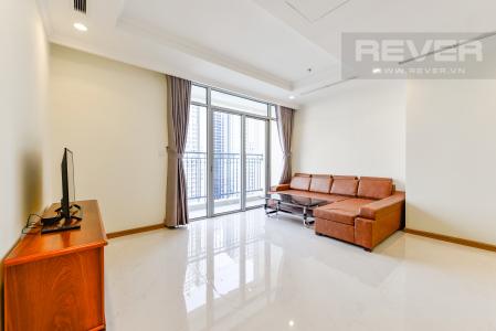 Phòng khách Căn hộ Vinhomes Central Park 3 phòng ngủ tầng cao C3 đầy đủ nội thất