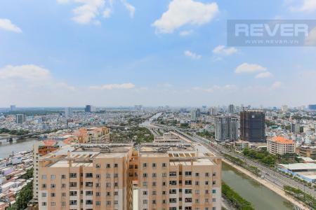 View Căn hộ The Gold View 2 phòng ngủ tầng cao A1 view sông