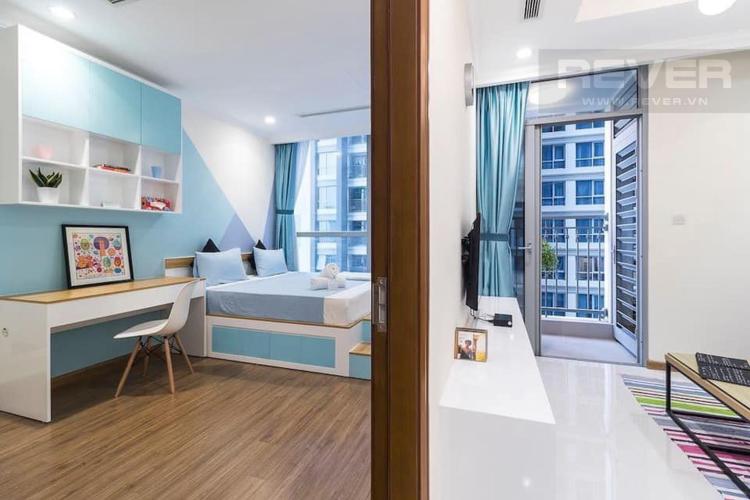 Phòng ngủ Bán căn hộ 1 phòng ngủ Vinhomes Central Park, tháp Landmark 5, đầy đủ nội thất, ban công Đông Bắc thoáng mát