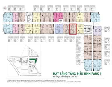 Mặt bằng Picity High Park, Quận 12 Căn hộ tầng trung Picity High Park 2 phòng ngủ, view thoáng mát.