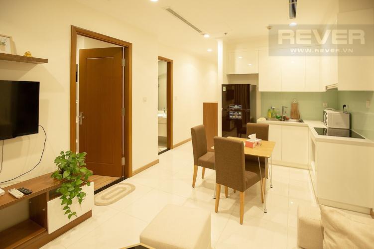 Phòng Khách Cho thuê căn hộ Vinhomes Central Park 2PN, tầng cao, tháp Landmark 3, đầy đủ nội thất, view thành phố