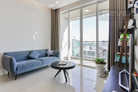 Phòng Khách Căn góc Sarimi Sala Đại Quang Minh 2 phòng ngủ tầng cao tòa A2