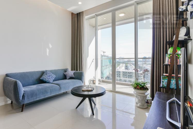 Phòng Khách Căn góc Sarimi Sala Đại Quang Minh 2 phòng ngủ tầng cao tòa A2