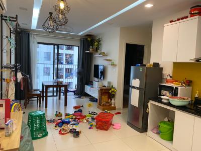 Phòng khách M-One Nam Sài Gòn, Quận 7 Căn hộ M-One Nam Sài Gòn tầng trung, hướng Tây Nam.