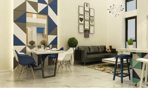 căn hộ La Astoria quận 2 Căn hộ La Astoria tầng trung, ban công hướng Tây.