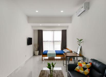 Bán hoặc cho thuê officetel The Sun Avenue, block 4, diện tích 50m2, đầy đủ nội thất, view thoáng