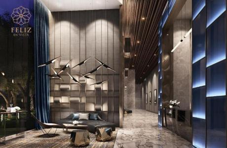 Phối cảnh dự án Feliz en Vista Căn hộ tầng 24 Feliz en Vista nội thất cơ bản