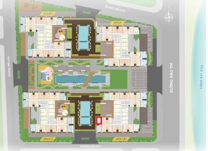 M2.10 Lo2 Bán căn hộ Q7 Saigon Riverside thuộc tầng cao, diện tích 69m2