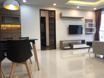 Phòng khách Happy Residence Căn hộ Happy Residence tầng trung, đầy đủ nội thất.