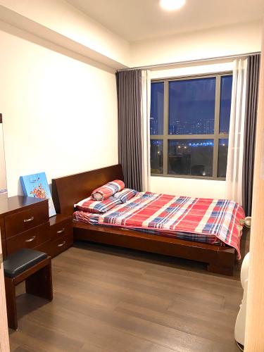 Phòng  ngủ căn hộ THE SUN AVENUE Cho thuê căn hộ The Sun Avenue tầng thấp, block 5, diện tích 71.9m2 - 2 phòng ngủ, đầy đủ nội thất