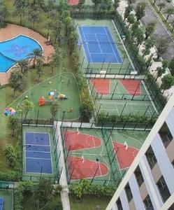 Tiện ích Vinhomes Grand Park Quận 9 Căn hộ Vinhomes Grand Park tầng trung mát mẻ và view nội khu.