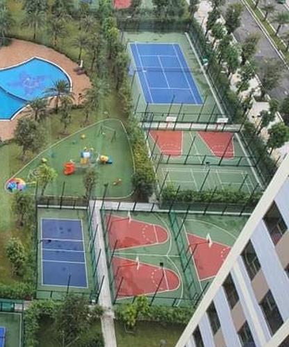 Tiện ích Vinhomes Grand Park Quận 9 Căn hộ Vinhomes Grand Park tầng trung mát mẻ và view nội khu.