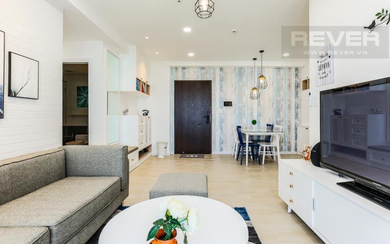 Phòng Khách Căn hộ Happy Residence 2 phòng ngủ tầng trung tháp B nội thất đầy đủ
