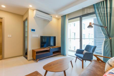 Phòng Khách Căn hộ The Gold View 1 phòng ngủ tầng cao A3 hướng Tây Nam