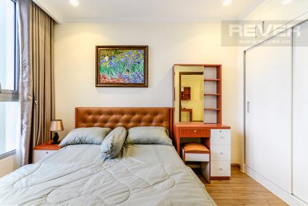 Phòng Ngủ Căn hộ Vinhomes Central Park 1 phòng ngủ tầng cao L3 nội thất đầy đủ