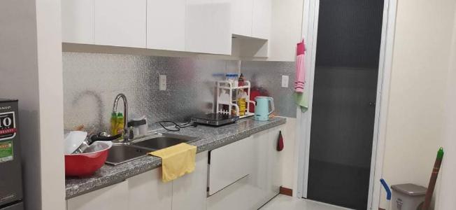 Phòng bếp Diamond Riverside, Quận 8 Căn hộ Diamond Riverside tầng trung, view thành phố sầm uất.