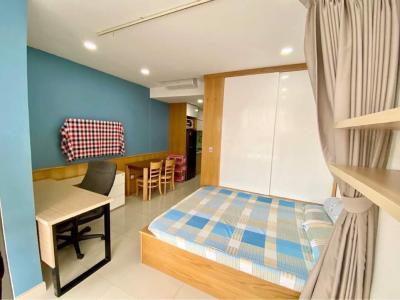 Phòng ngủ Orchard Garden, Phú Nhuận Office-tel Orchard Garden tầng thấp, view thoáng mát, đầy đủ nội thất.